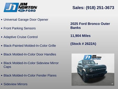 2025 Ford Bronco Outer Banks