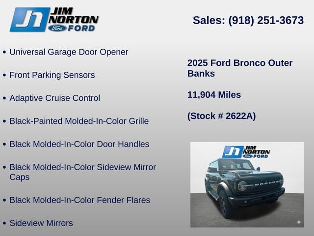 2025 Ford Bronco Outer Banks