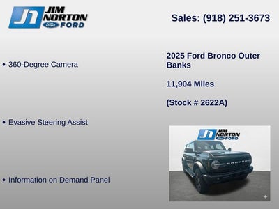 2025 Ford Bronco Outer Banks