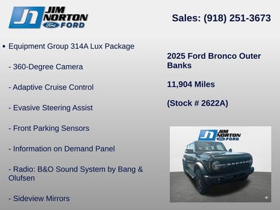 2025 Ford Bronco Outer Banks