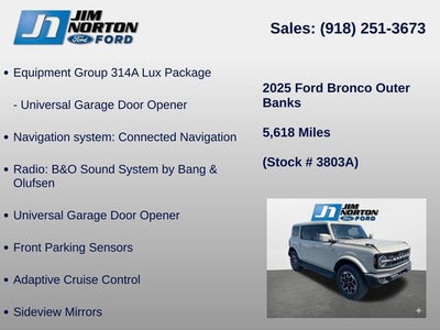 2025 Ford Bronco Outer Banks
