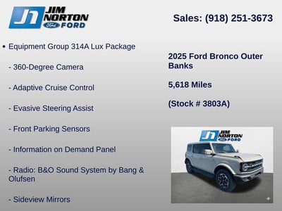 2025 Ford Bronco Outer Banks