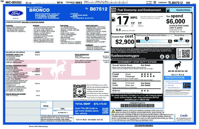 2026 Ford Bronco Outer Banks