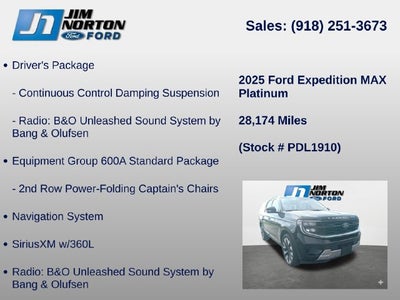 2025 Ford Expedition Max Platinum