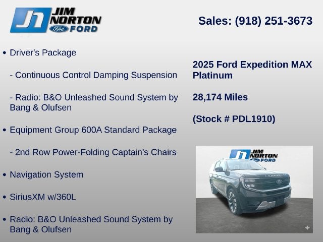 2025 Ford Expedition Max Platinum