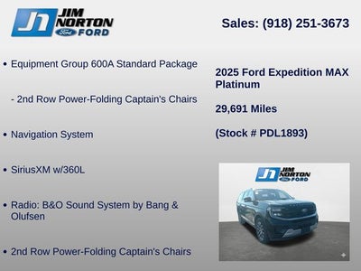 2025 Ford Expedition Max Platinum