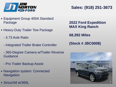 2022 Ford Expedition Max King Ranch