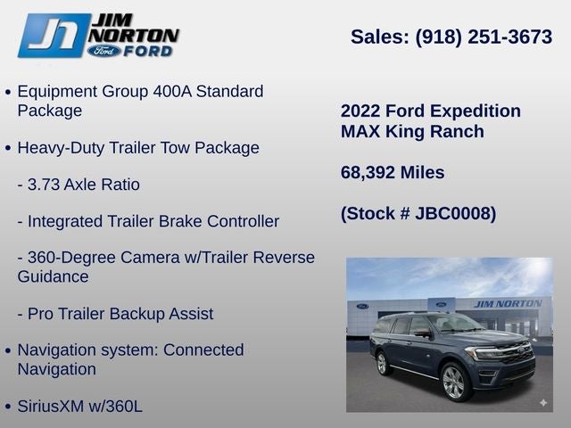 2022 Ford Expedition Max King Ranch