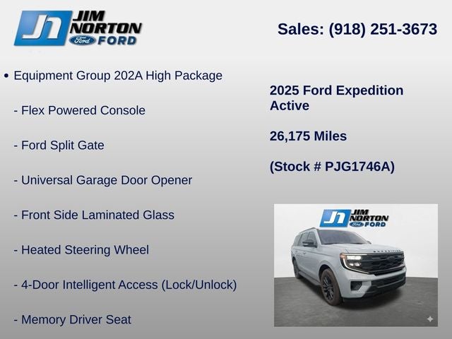 2025 Ford Expedition Active