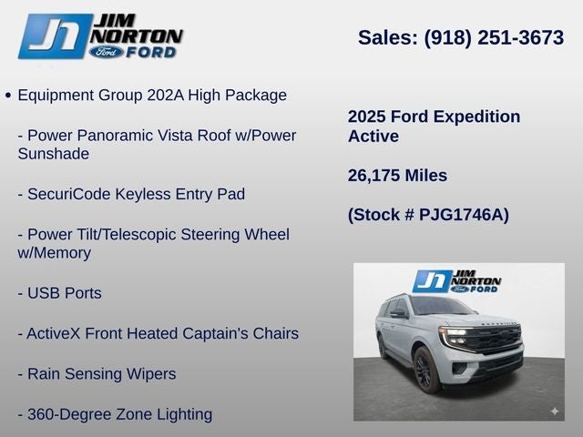 2025 Ford Expedition Active