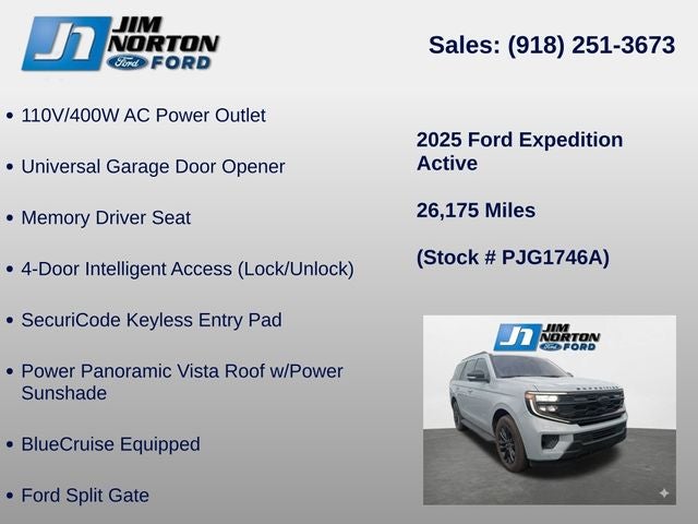 2025 Ford Expedition Active