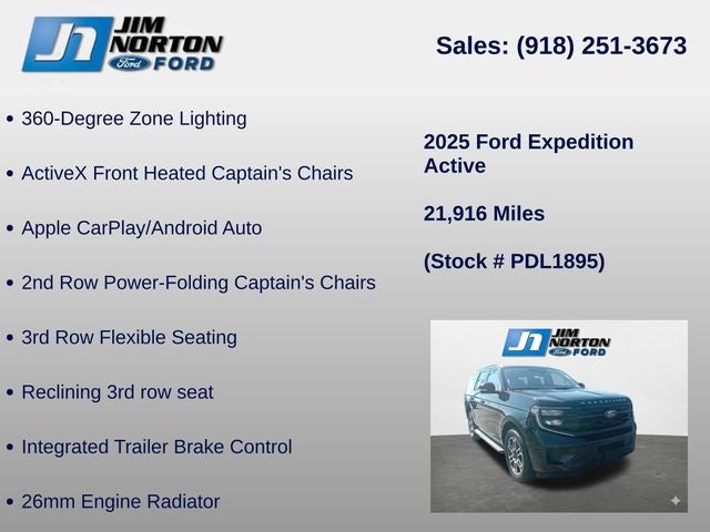 2025 Ford Expedition Active