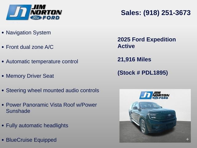 2025 Ford Expedition Active