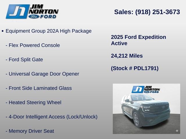 2025 Ford Expedition Active