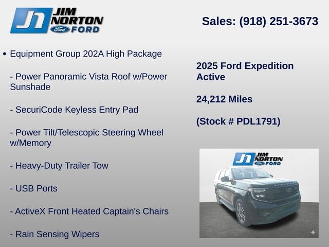 2025 Ford Expedition Active