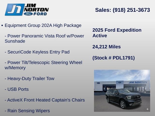 2025 Ford Expedition Active
