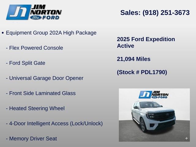 2025 Ford Expedition Active