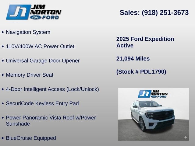 2025 Ford Expedition Active