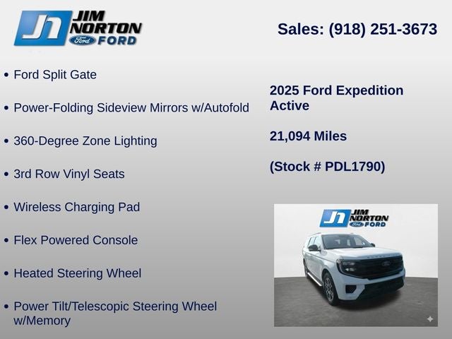 2025 Ford Expedition Active