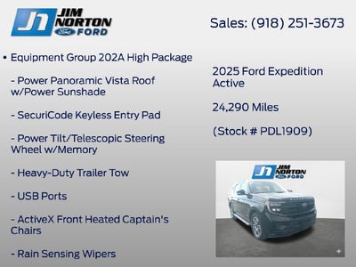 2025 Ford Expedition Active