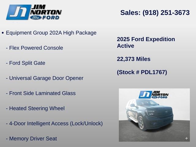2025 Ford Expedition Active