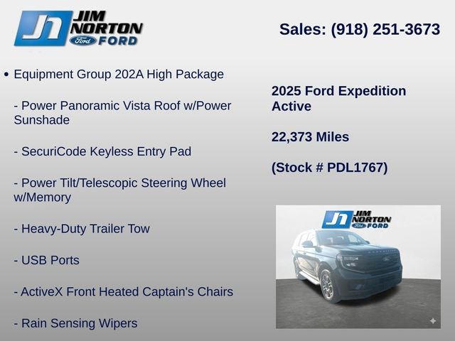 2025 Ford Expedition Active