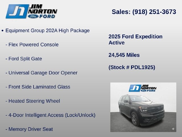 2025 Ford Expedition Active