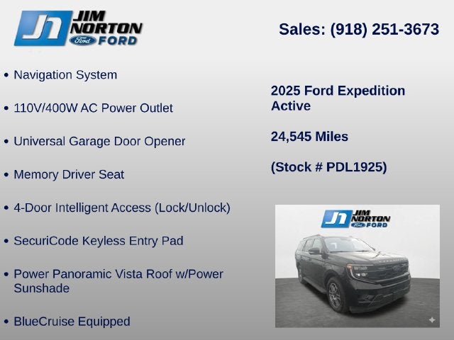 2025 Ford Expedition Active