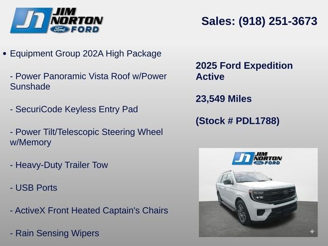 2025 Ford Expedition Active