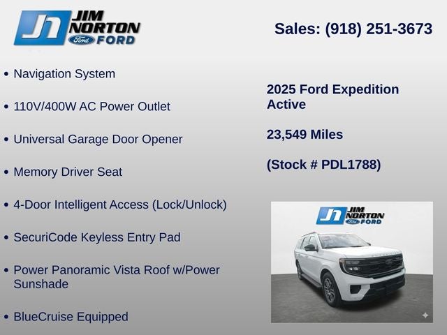 2025 Ford Expedition Active