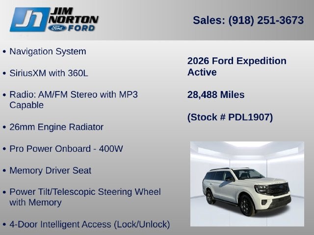2026 Ford Expedition Active