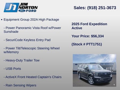 2025 Ford Expedition Active