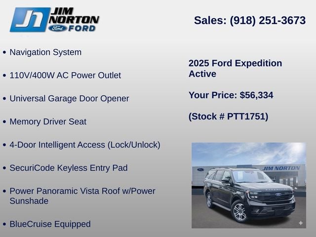 2025 Ford Expedition Active