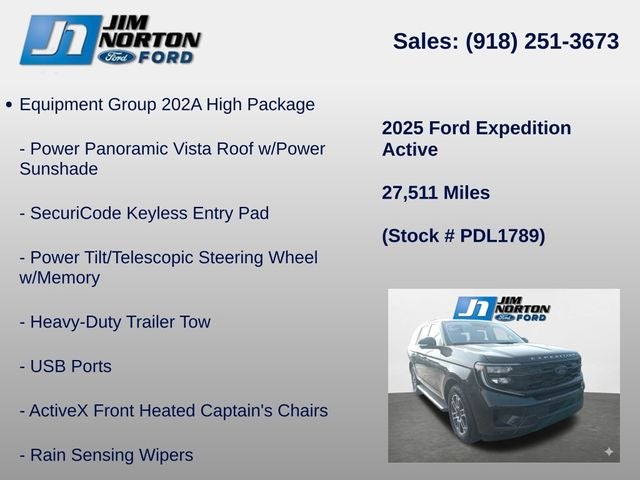 2025 Ford Expedition Active