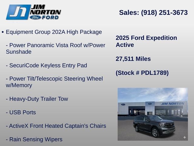 2025 Ford Expedition Active