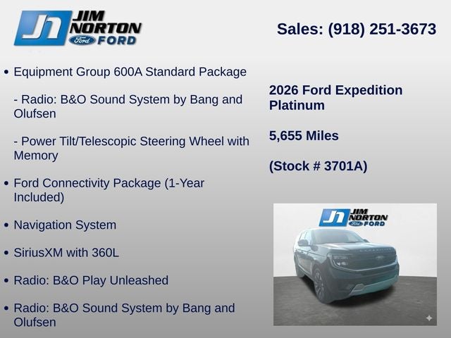 2026 Ford Expedition Platinum