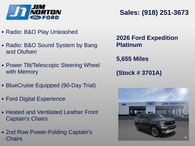2026 Ford Expedition Platinum