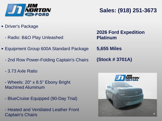 2026 Ford Expedition Platinum