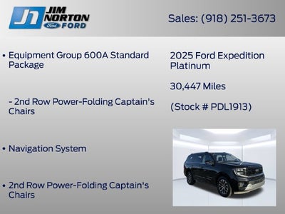 2025 Ford Expedition Platinum