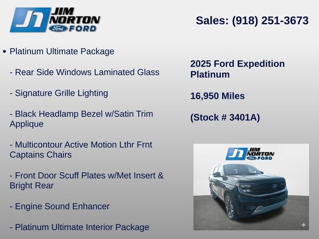 2025 Ford Expedition Platinum Ultimate