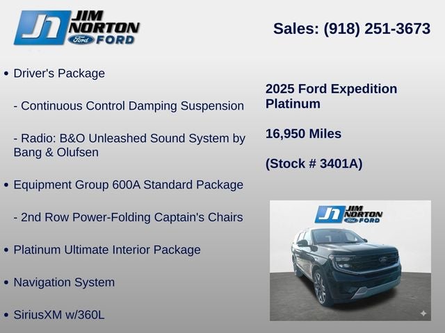 2025 Ford Expedition Platinum Ultimate