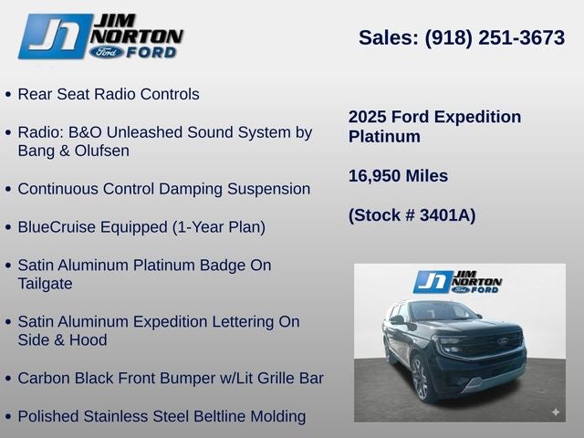 2025 Ford Expedition Platinum Ultimate
