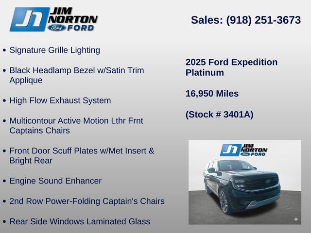 2025 Ford Expedition Platinum Ultimate