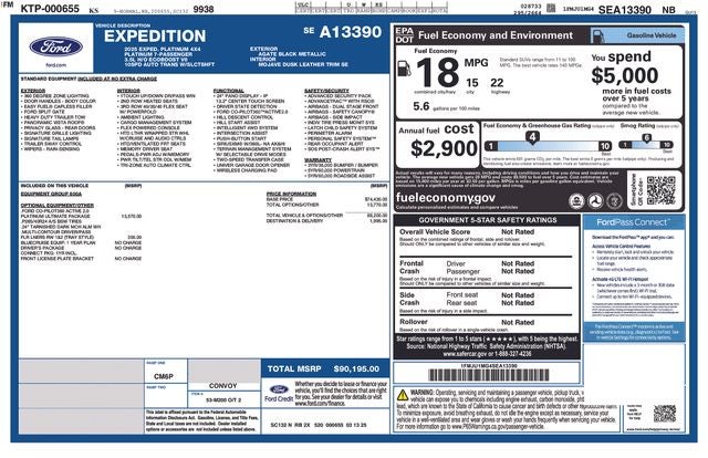 2025 Ford Expedition Platinum Ultimate