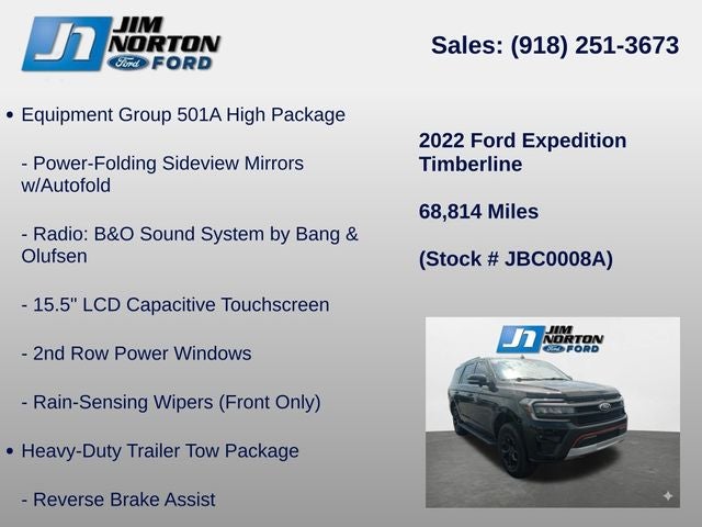 2022 Ford Expedition Timberline