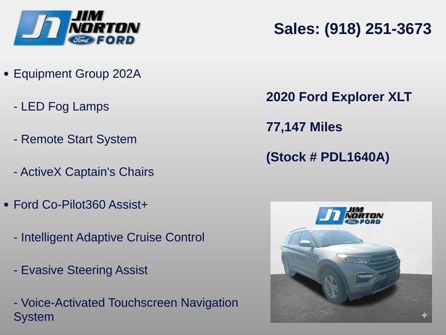 2020 Ford Explorer XLT
