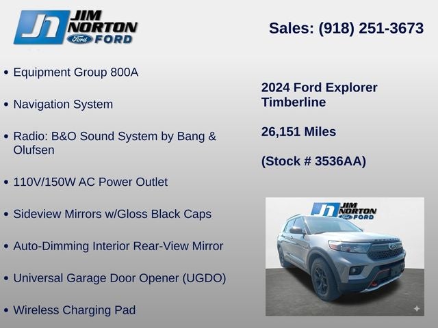 2024 Ford Explorer Timberline