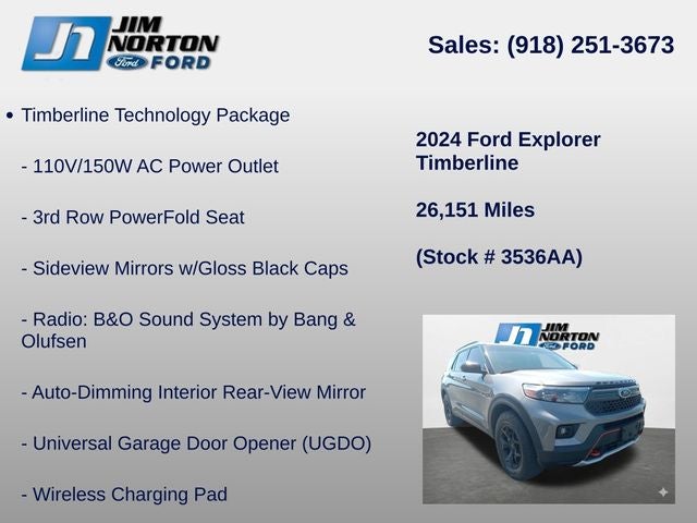2024 Ford Explorer Timberline