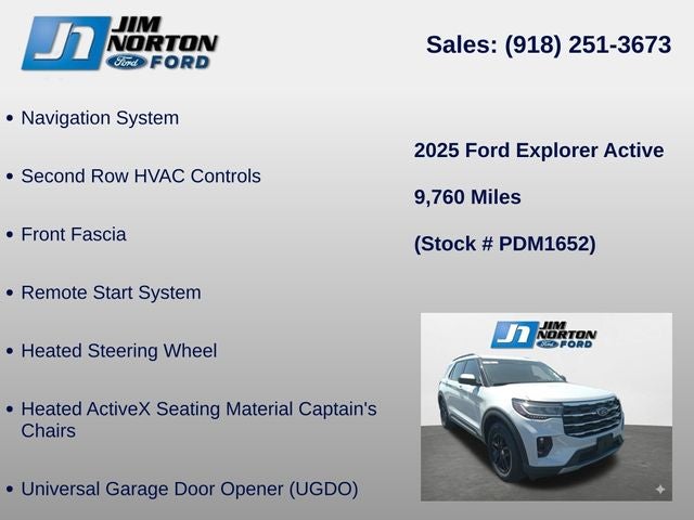 2025 Ford Explorer Active
