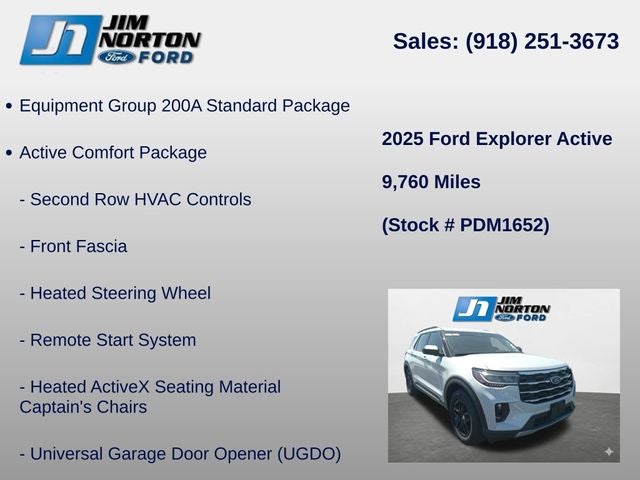 2025 Ford Explorer Active
